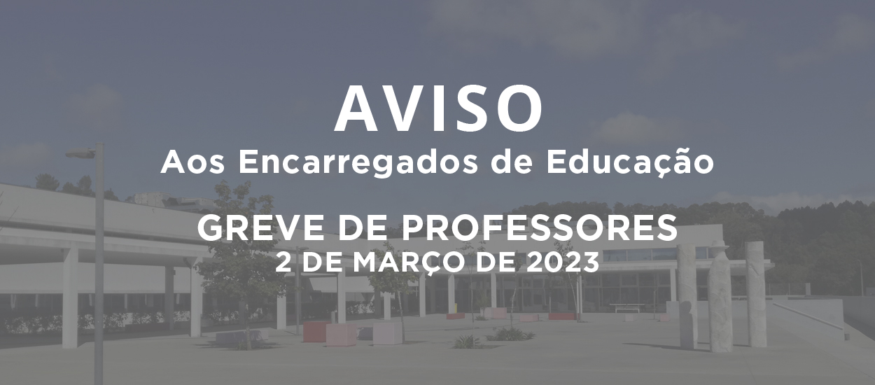 Aviso aos Encarregados de Educação