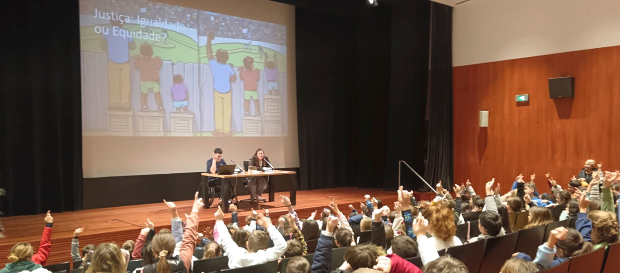 Palestra com o atleta Ivo Rocha promove inclusão e sensibilização